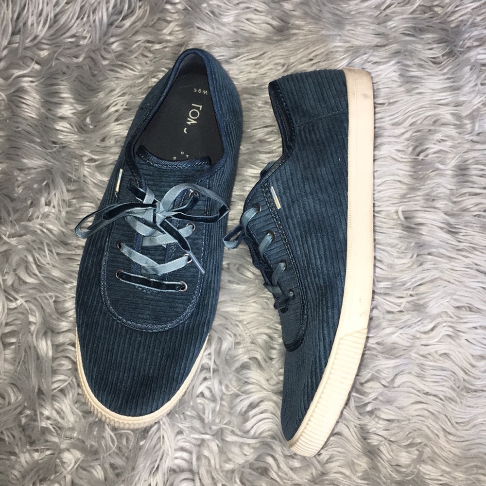 Toms Corduroy Lace-Ups Sz 9.5